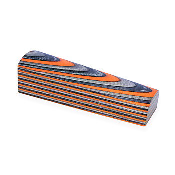 Laminerat Silver Grey / Black White shaded / Bright Orange - skala