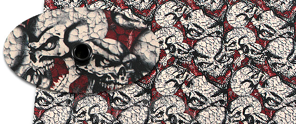 Kydex Cracked Skull - Desert tan 2,0 mm