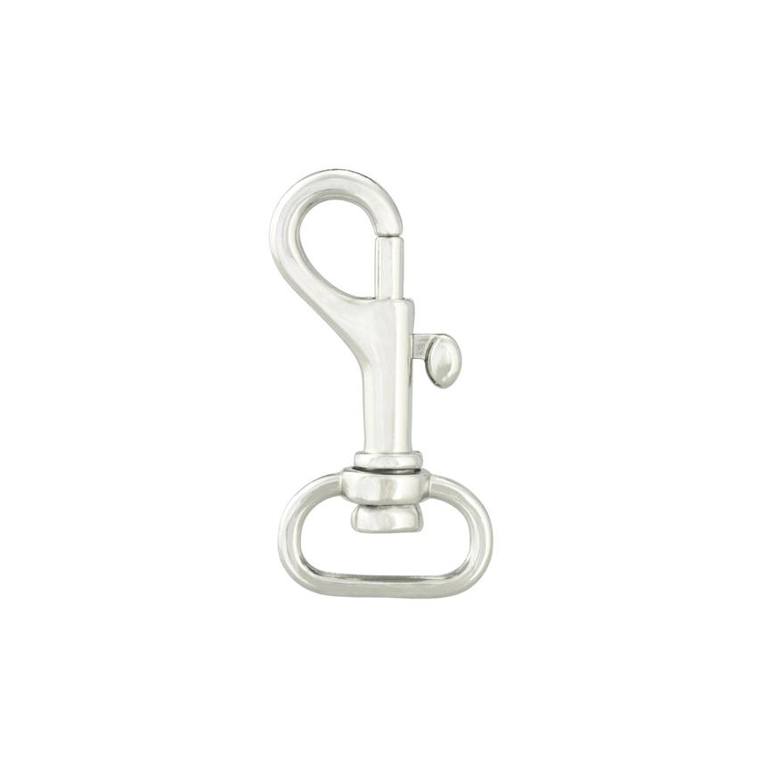 Karbinhake - nickel 43x19 mm