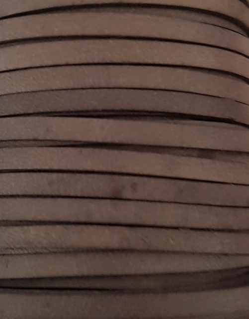 Läderrem flat 3 mm - 12