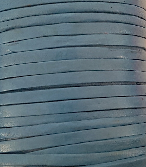Läderrem flat 3 mm - 7