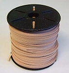 Läderrem flat 3 mm