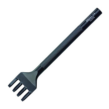 Hålgaffel vinklad 4 hål - 3 mm