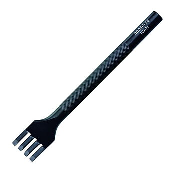 Hålgaffel vinklad 4 hål - 2,5 mm