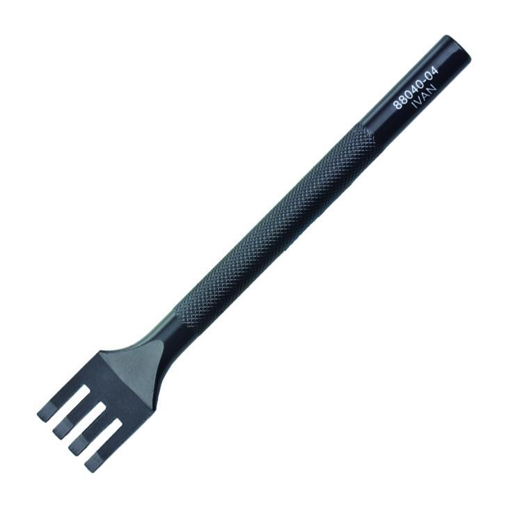 Hålgaffel rak 4 hål - 2,5 mm