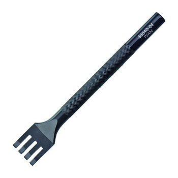 Hålgaffel rak 4 hål - 2,5 mm