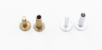 Cutlery rivets Mässing