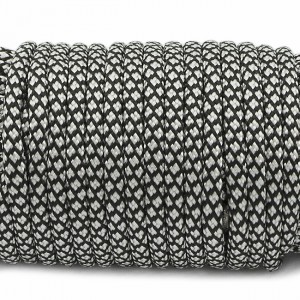 Paracord 550 - White Black Snake
