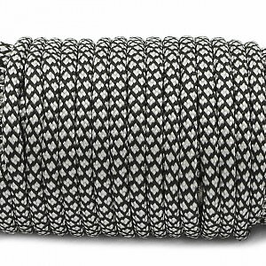 Paracord 550 - White Black Snake