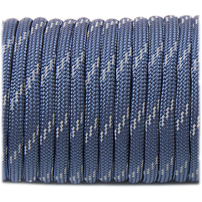 Paracord 550 - Reflective Navy Blue