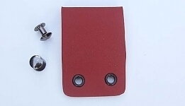 Kydex belt loop - burgundy
