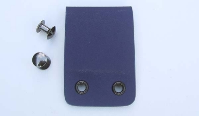 Kydex belt loop - police blue
