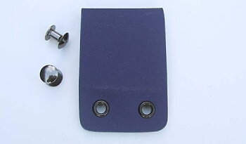 Kydex belt loop - police blue