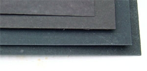 Vulkanfiber svart 2,0 mm