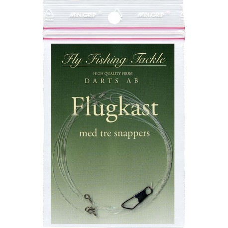 Flugkast med tre snappers