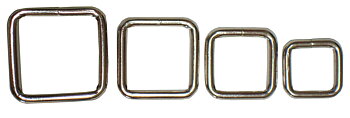 Fyrkantring Nickel