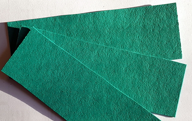 Vulkanfiber - remsa grön 0,8 mm
