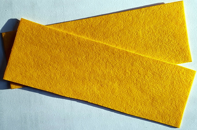 Vulkanfiber - remsa gul 0,8 mm