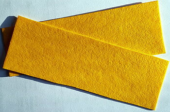 Vulkanfiber - remsa gul 0,8 mm
