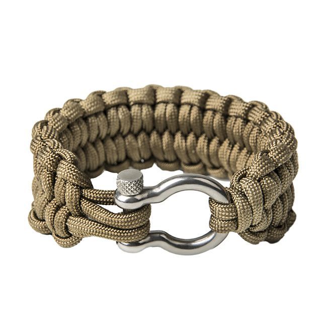Paracord armband med shackel i metall - 2