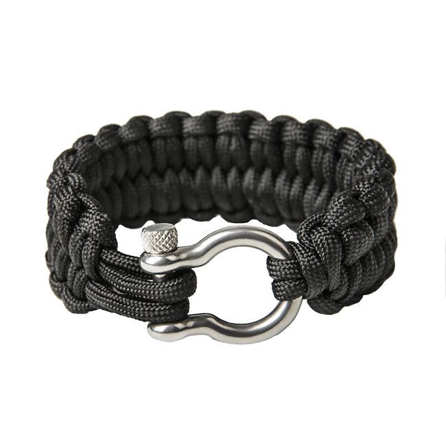 Paracord armband med shackel i metall - 3