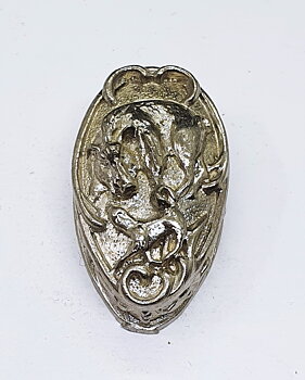Vildsvin och Hund - nysilver