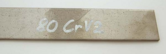 80CrV2 - 3,25 x 60 x 350 mm