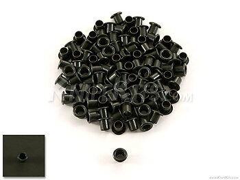 Rörnit 1/4" för kydex 2,0 - 2,4 mm - Svart 10-pack