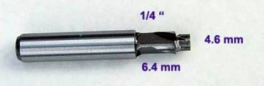 Corby sänkare 1/4" med pilotborr