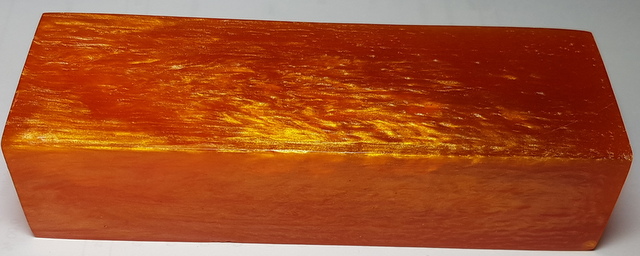 Akryl block Golden Amber