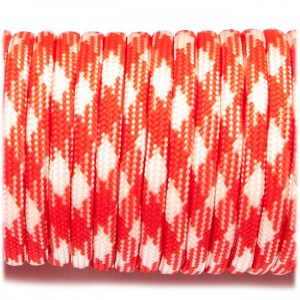 Paracord 550 - Orange White