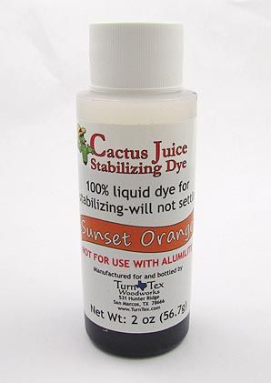 Extreme Pink Cactus Juice Stabilizing Dye 2 oz Net Weight by Turntex Woodworks