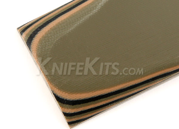 G10  Olive / Coyote / Black 1/4" Large