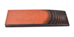 Micarta  - Teracotta/Svart 8mm