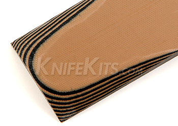 G10 Coyote Brown / Black 3,2 mm Large