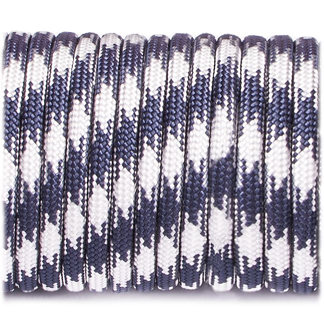 Paracord 550 - Navy White