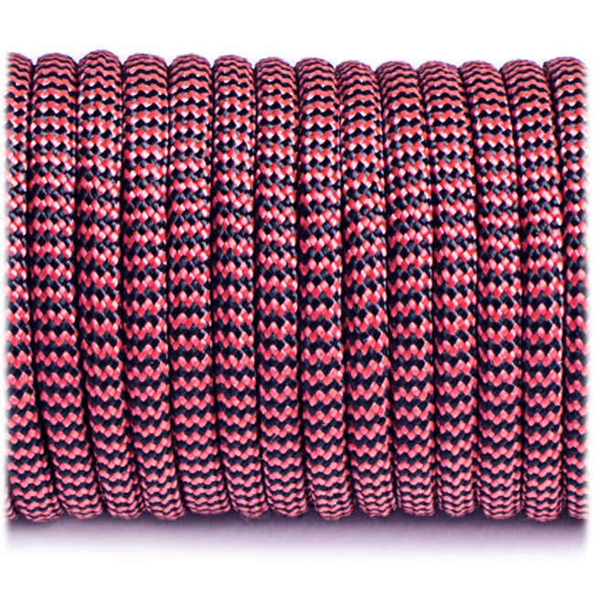 Paracord 550 - Red Black Wave
