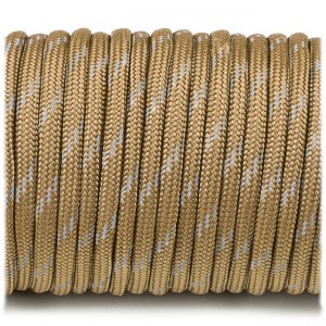 Paracord 550 - Reflective Coyote Brown