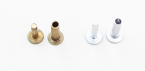 Cutlery rivets Mässing 25-pack