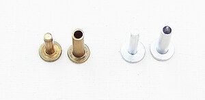 Cutlery rivets Mässing 25-pack