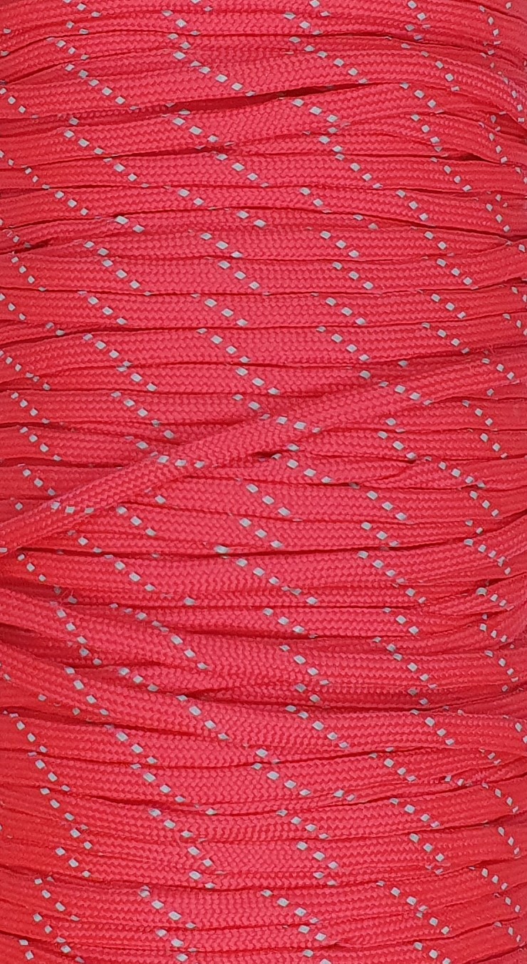 Paracord Reflective Red