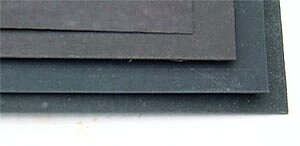 Vulkanfiber svart 0,8 mm