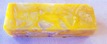Akryl block Yellow pearl