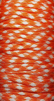Paracord Orange/vit