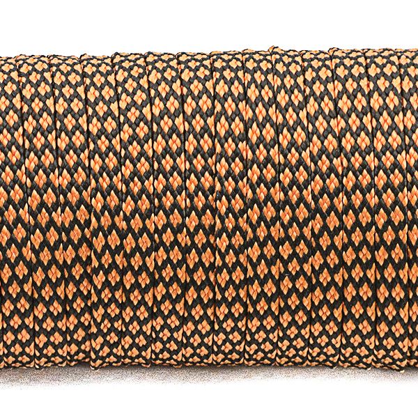 Coreless Paracord - Orange Yellow Snake
