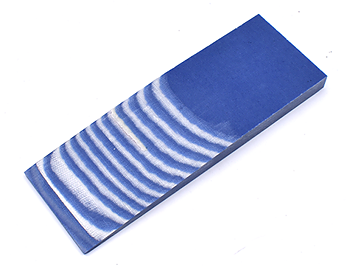 Micarta Blue / White 8mm