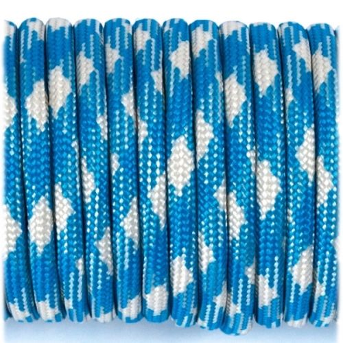 Paracord 550 - Blue White