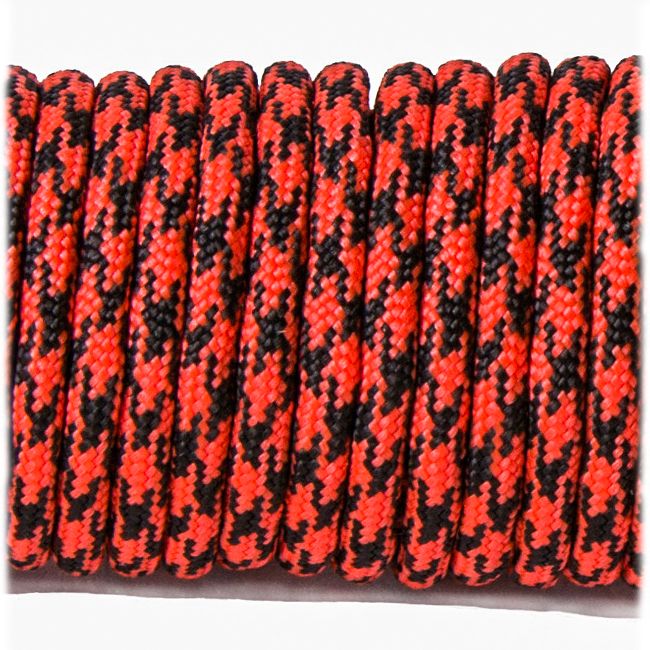 Paracord 550 - Red Black Camo