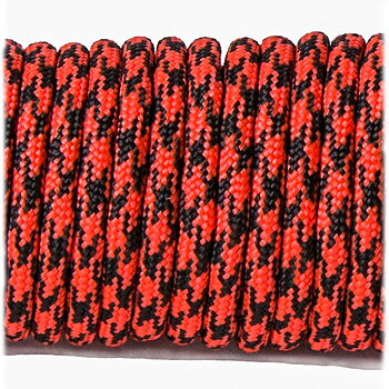 Paracord 550 - Red Black Camo