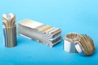 Polyester White Gold cylinder - 2